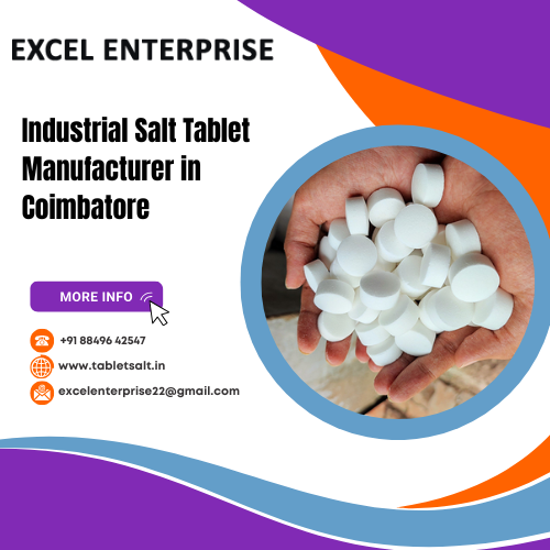 Industrial Salt Tablet Manufacturer in Coimbatore